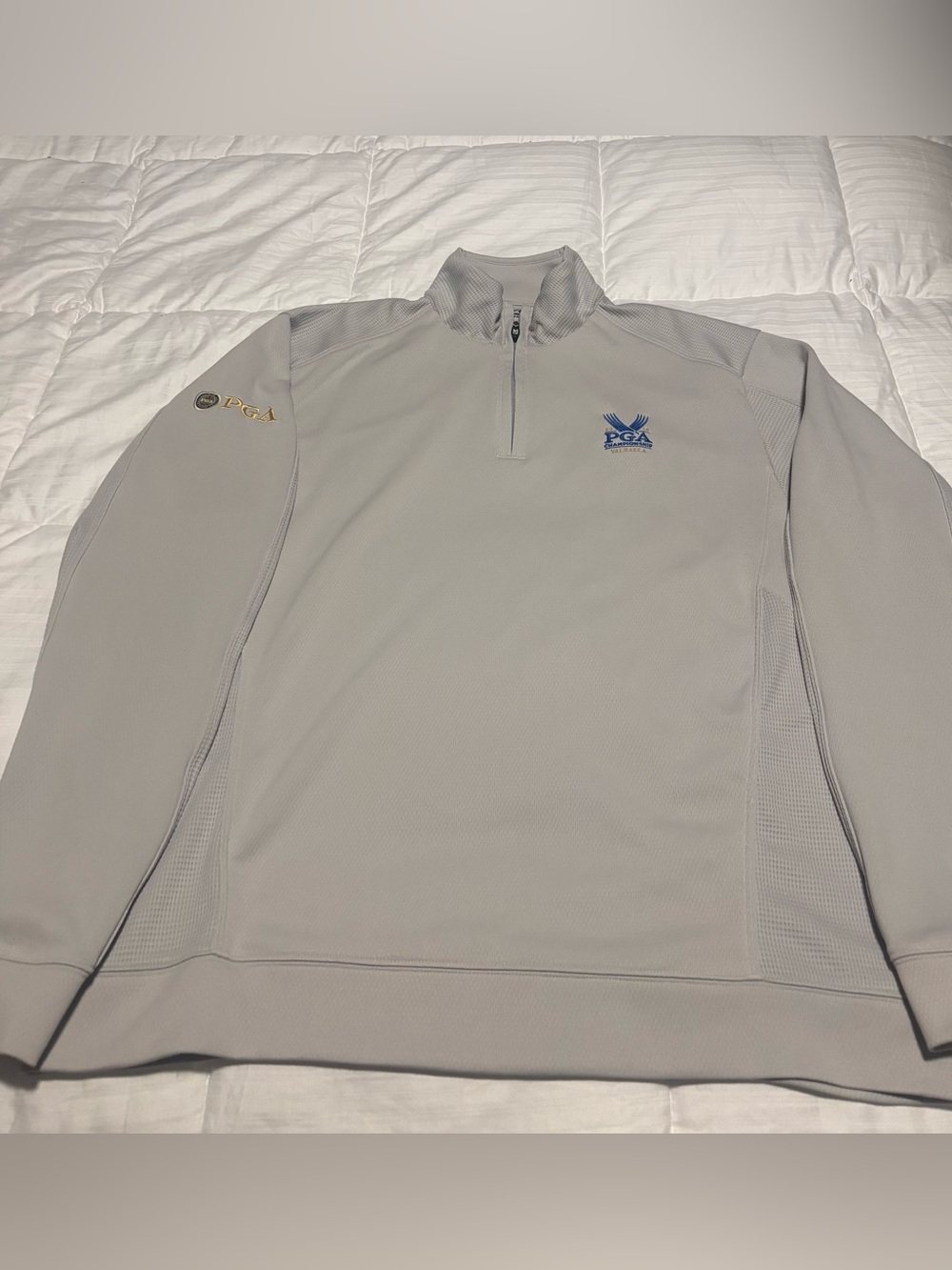 Cutter & Buck 2014 PGA Championship at Valhalla CB DryTec Quarter Zip Size XL